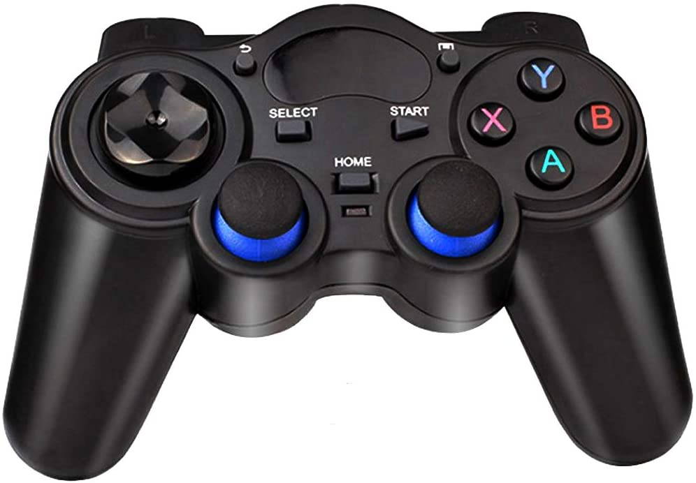USB Wireless Gaming Controller Gamepad for PC/Laptop Computer(Windows XP/7/8/10) & PS3 & Android & Steam (Black1)