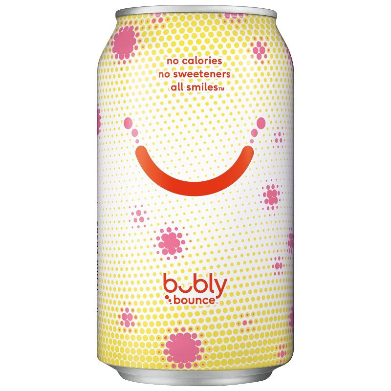bubly bounce Blood Orange Grapefruit Sparkling Water - 8pk/12 fl oz Cans