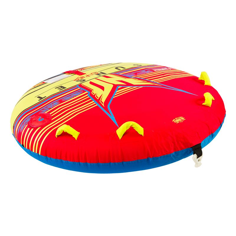 HO Sports Sunset 2 Multi-Directional Ride-On Towable Tube for 2 People, Red