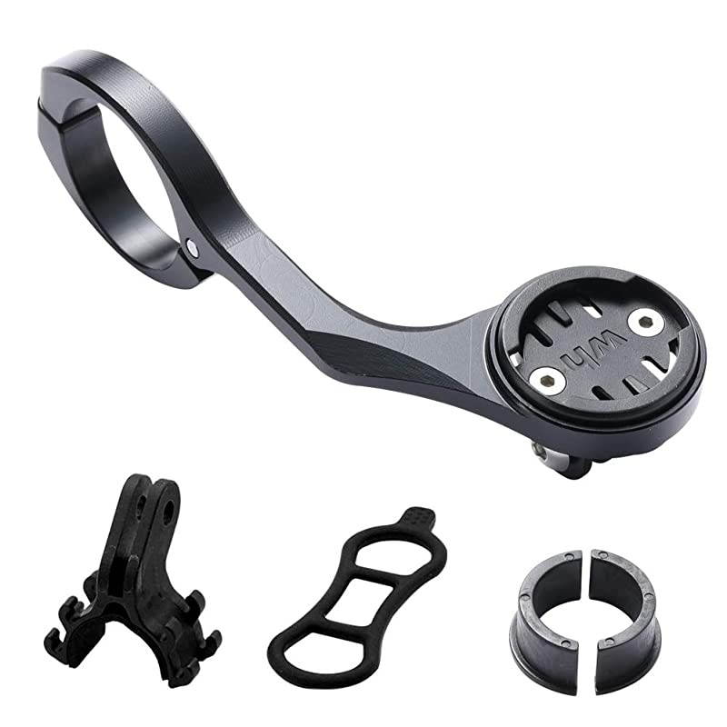 Out Front Combo MountBiycle Handlebar Mount for Wahoo ElemntElemnt BoltElemnt MiniSport Action Camera and Bike LightsCompatible Handlebar Sizes 318mm 254mm Black