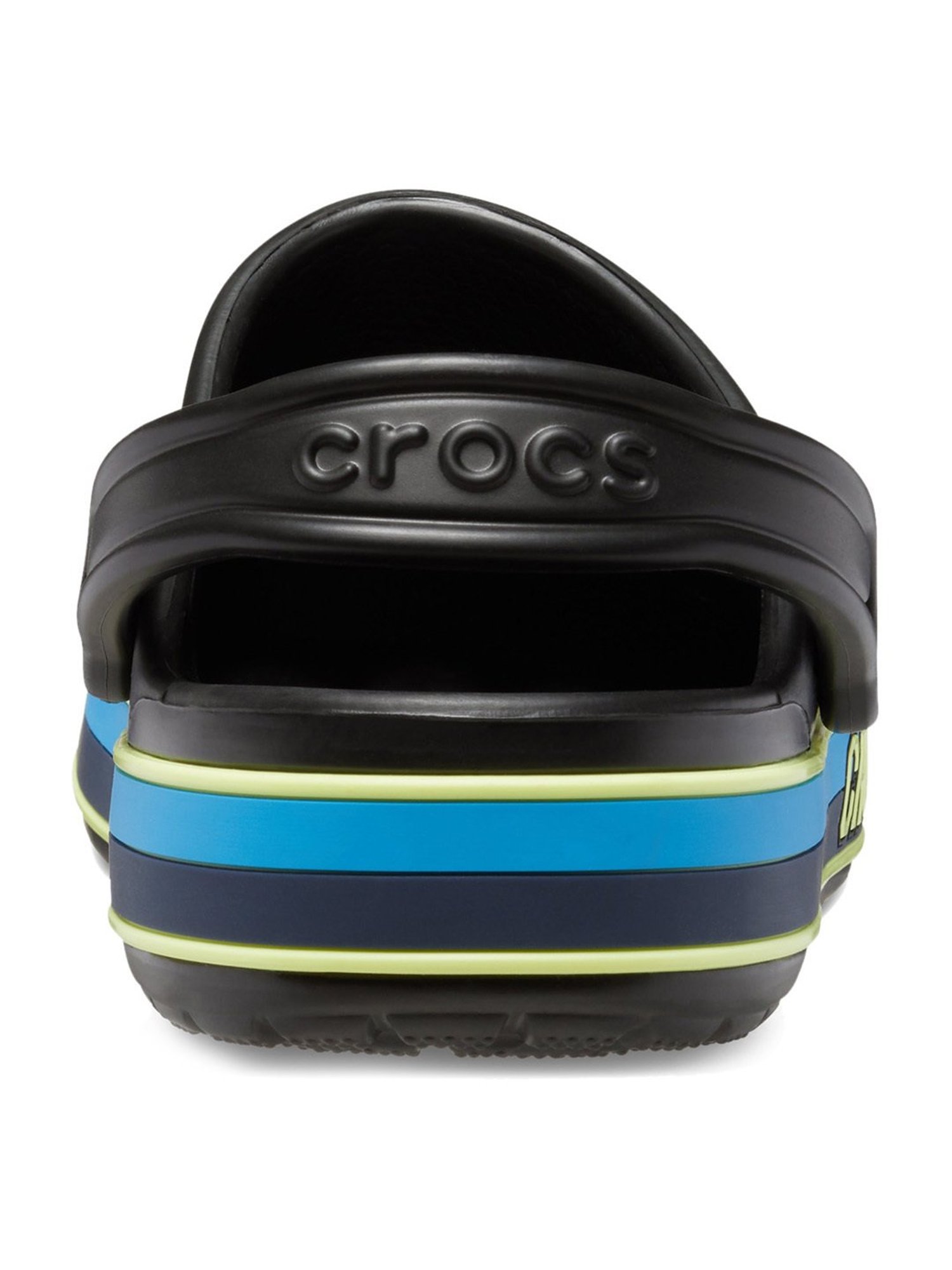 Crocs Men's Bayaband Black Back Strap Clogs