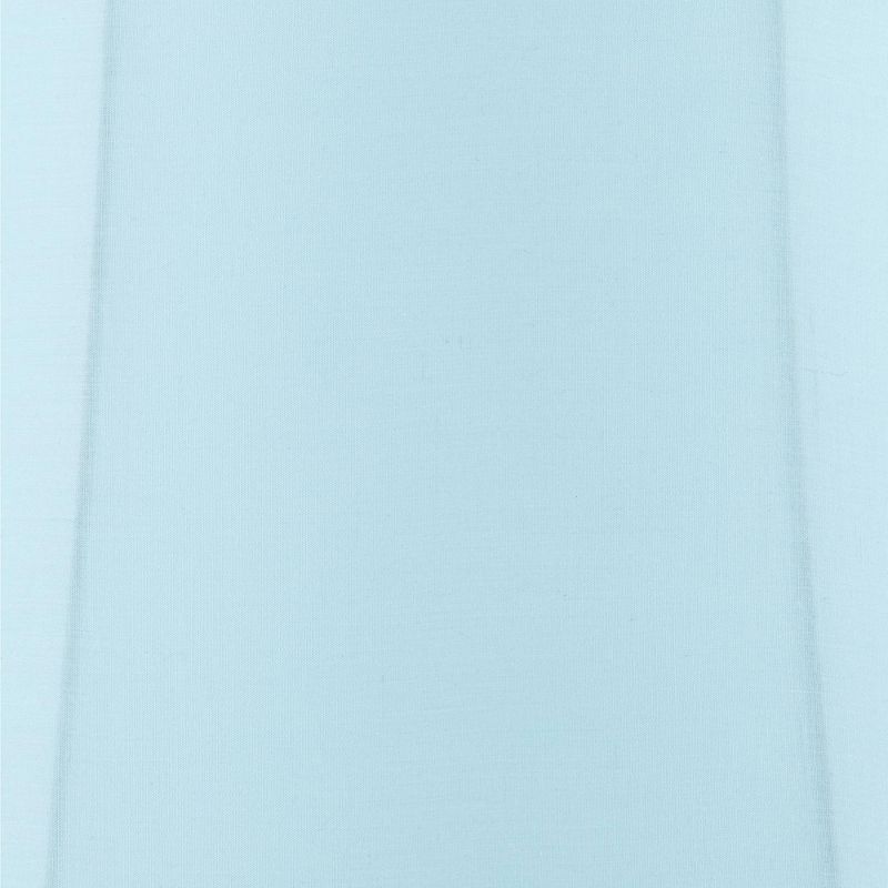 Springcrest Set of 2 Soft Blue Medium Drum Lamp Shades 11.5" Top x 13.5" Bottom x 10" Slant x 10" High (Spider) Replacement with Harp and Finial