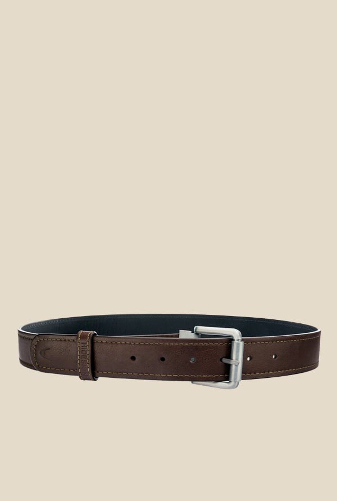 Fossil Griffin Brown Leather Casual Belt For Men