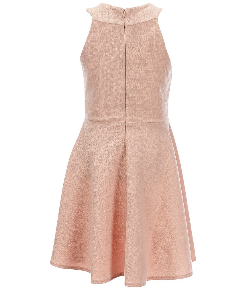 Pastourelle by Pippa & Julie Big Girls 7-16 Halter Sequin-Embellished A-Line Dress