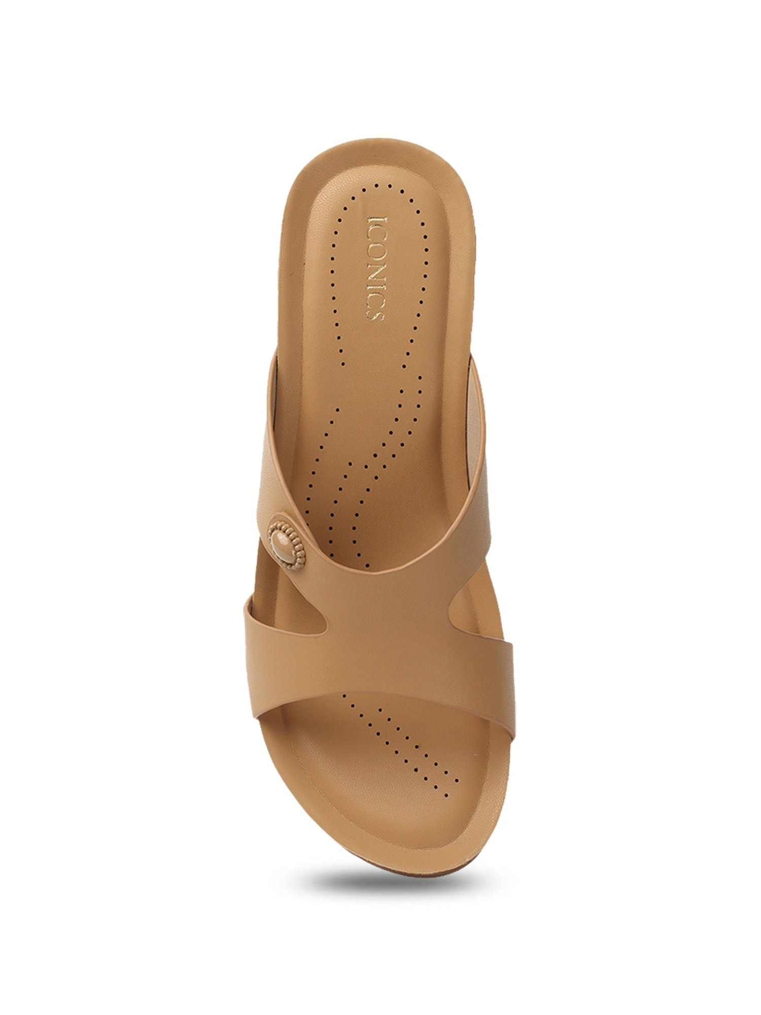 Iconics Women's Tan Casual Sandals