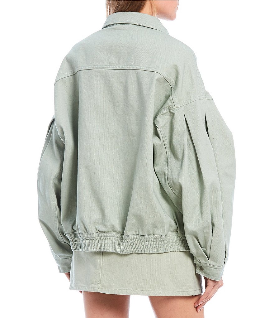 Sundown by Splendid Coordinating Joey Acid Wash Zip Front Hoodie