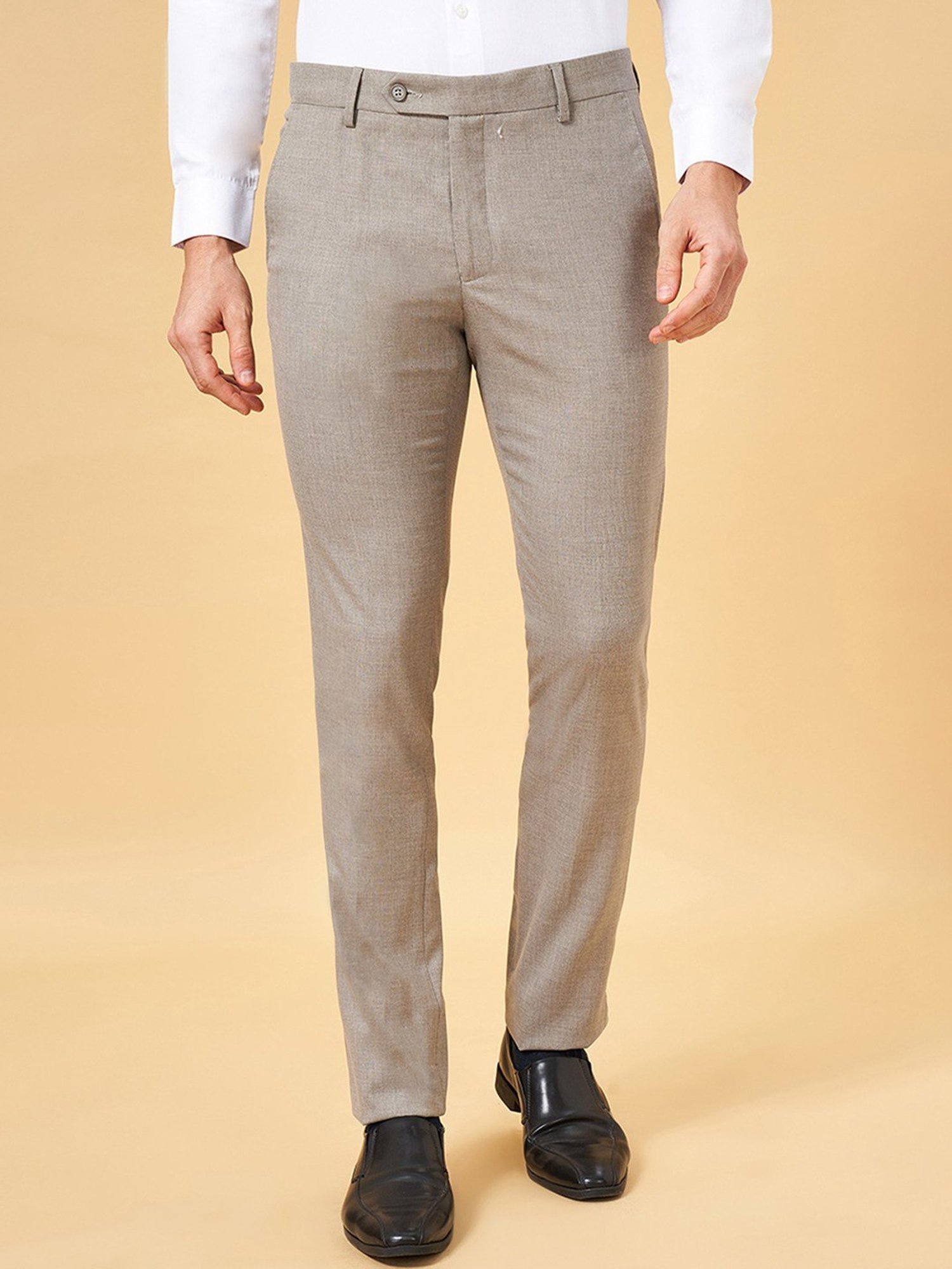 Byford by Pantaloons Moonstruck Slim Fit Trousers