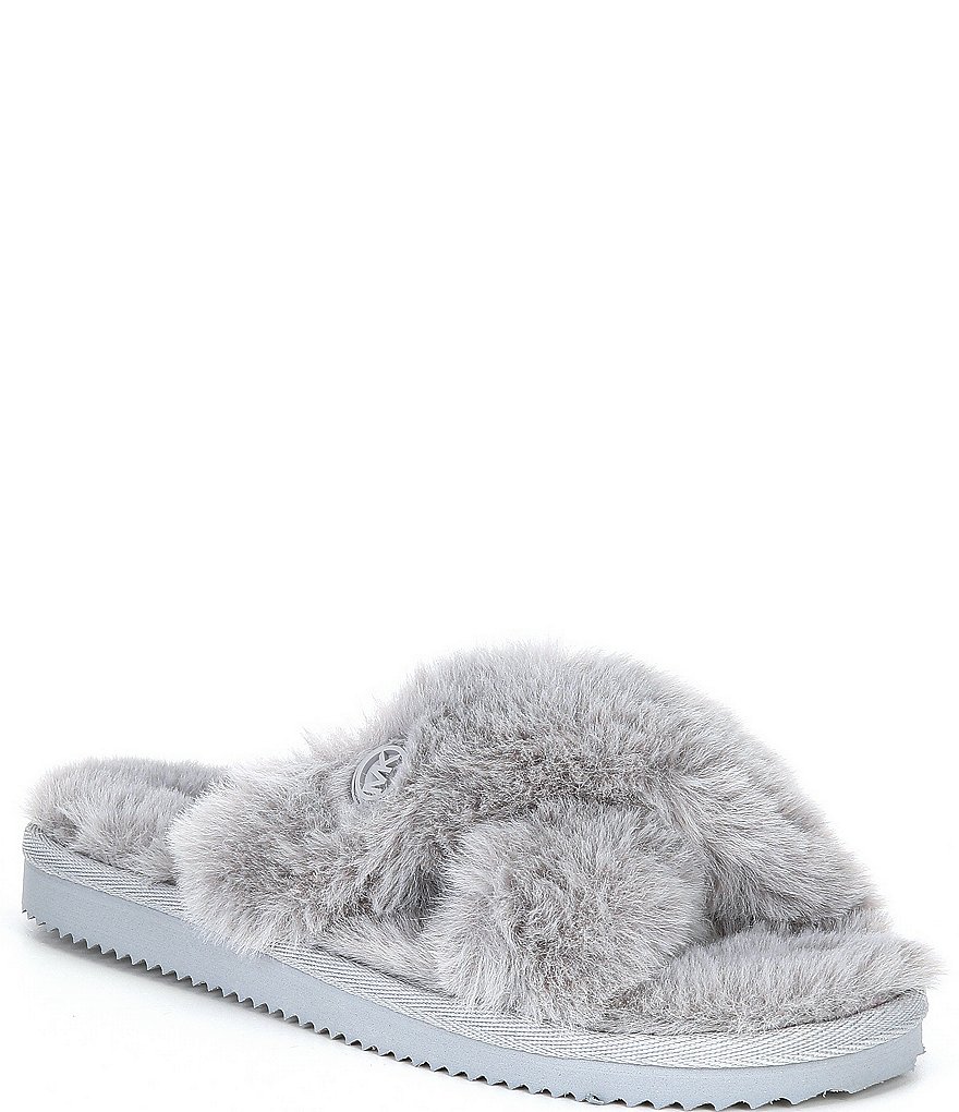 MICHAEL Michael Kors Lala Faux Fur Slippers