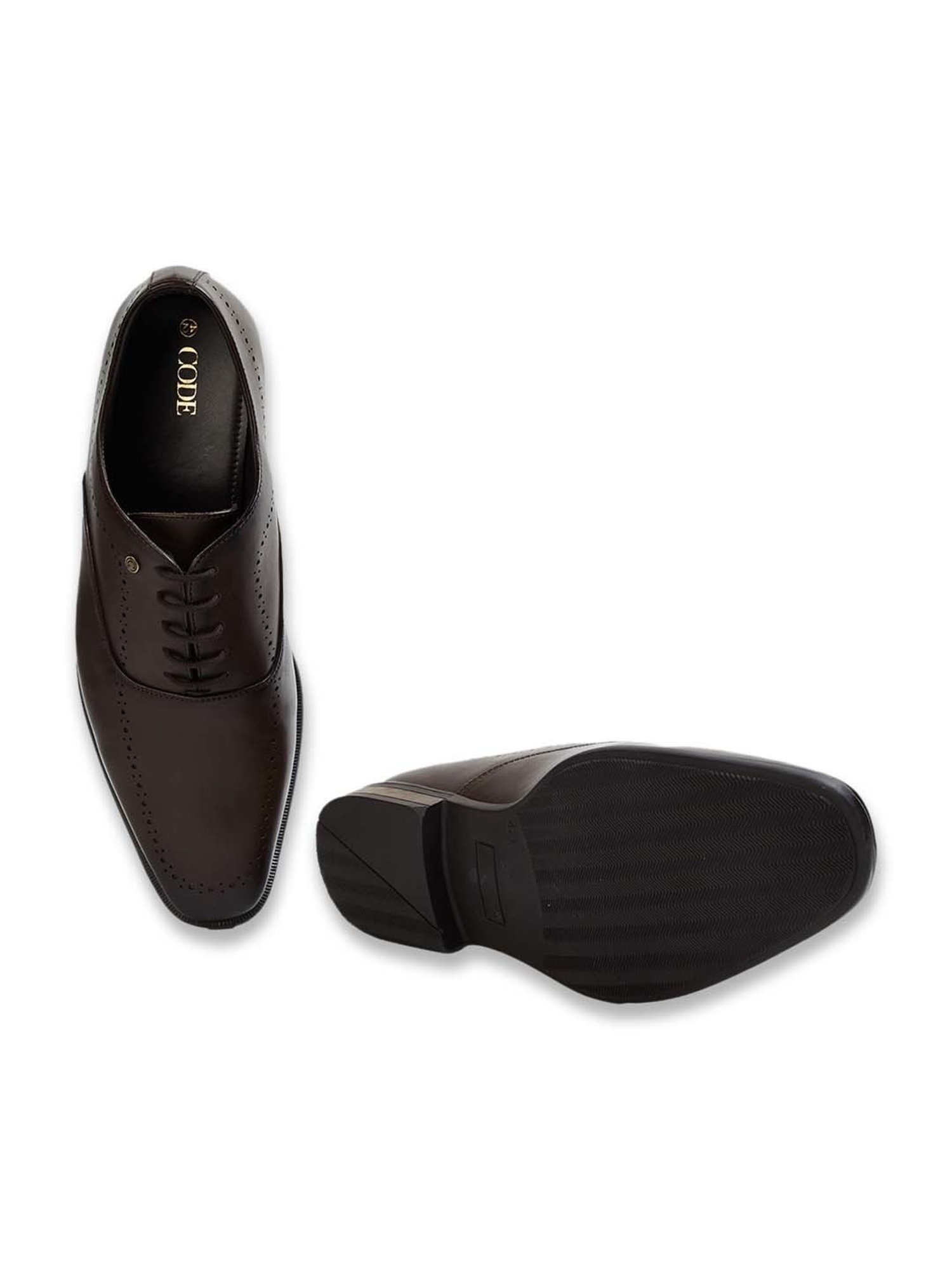 Code by Lifestyle Men's Brown Oxford Shoes