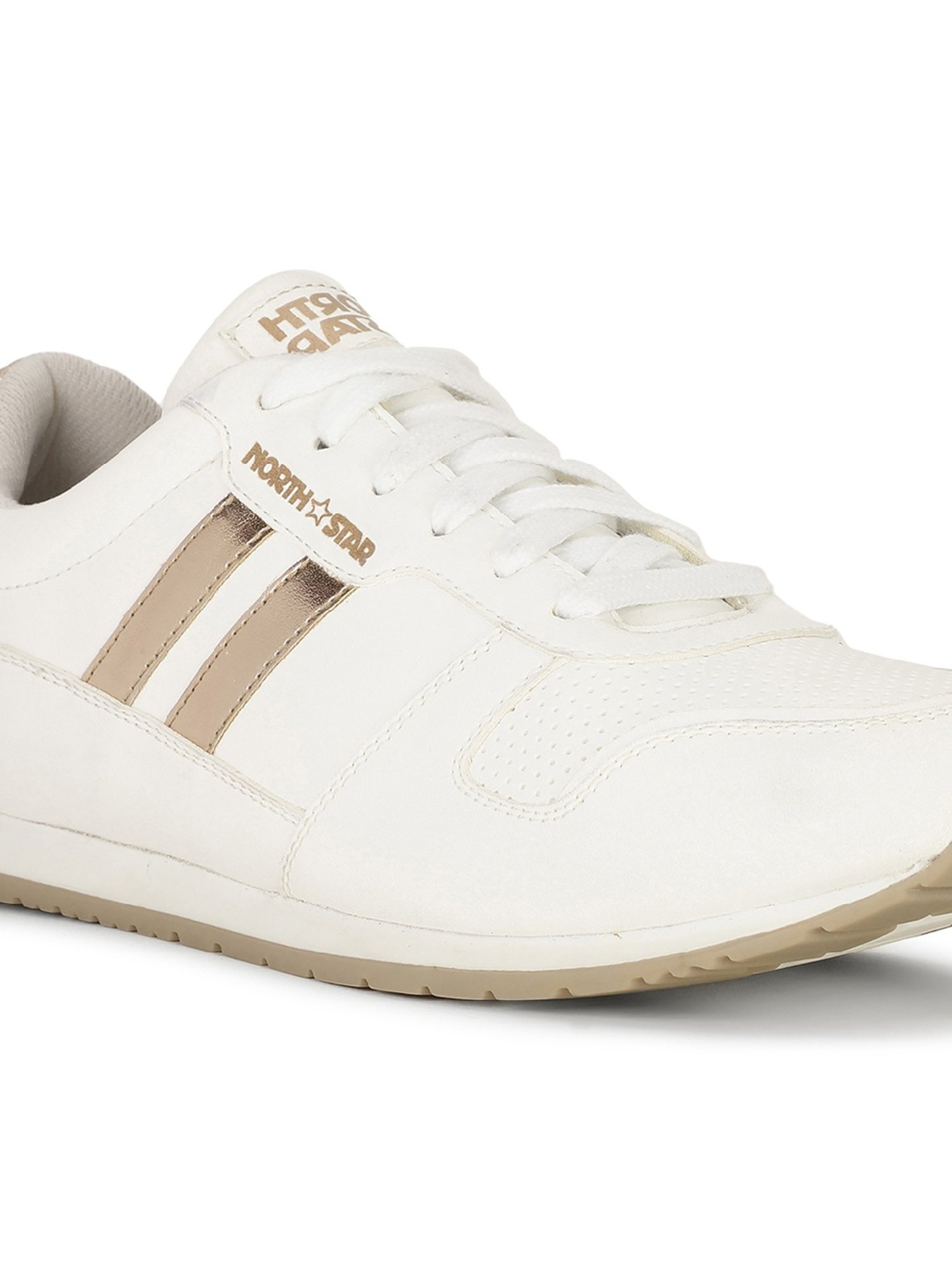 North Star by Bata Women's White Sneakers