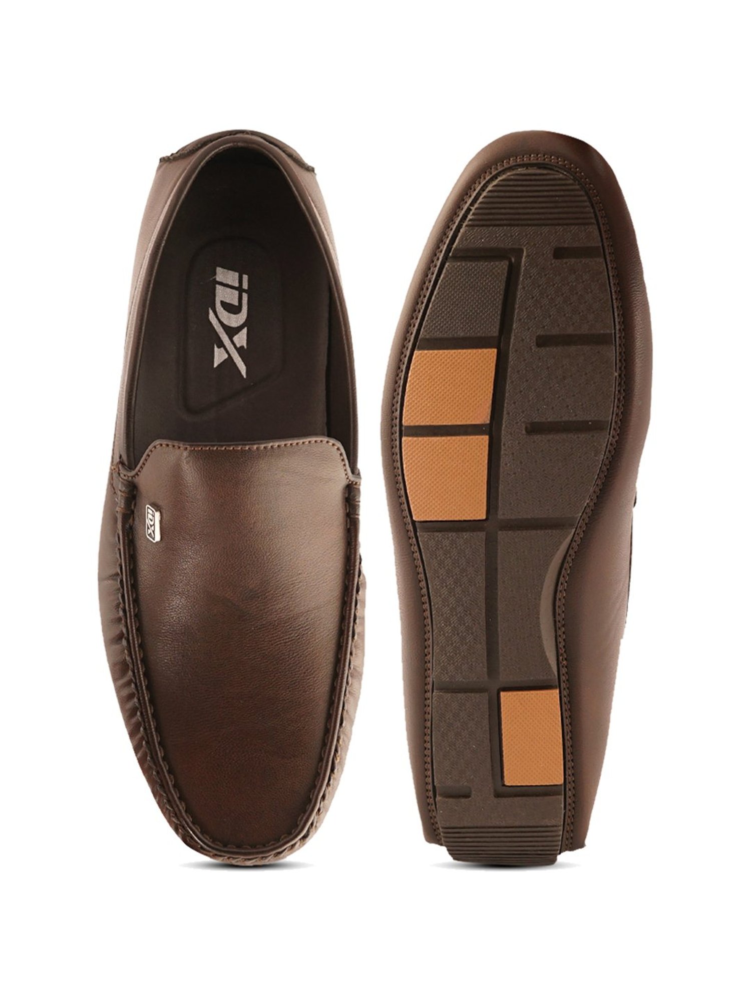 ID Men's Brown Casual Loafers