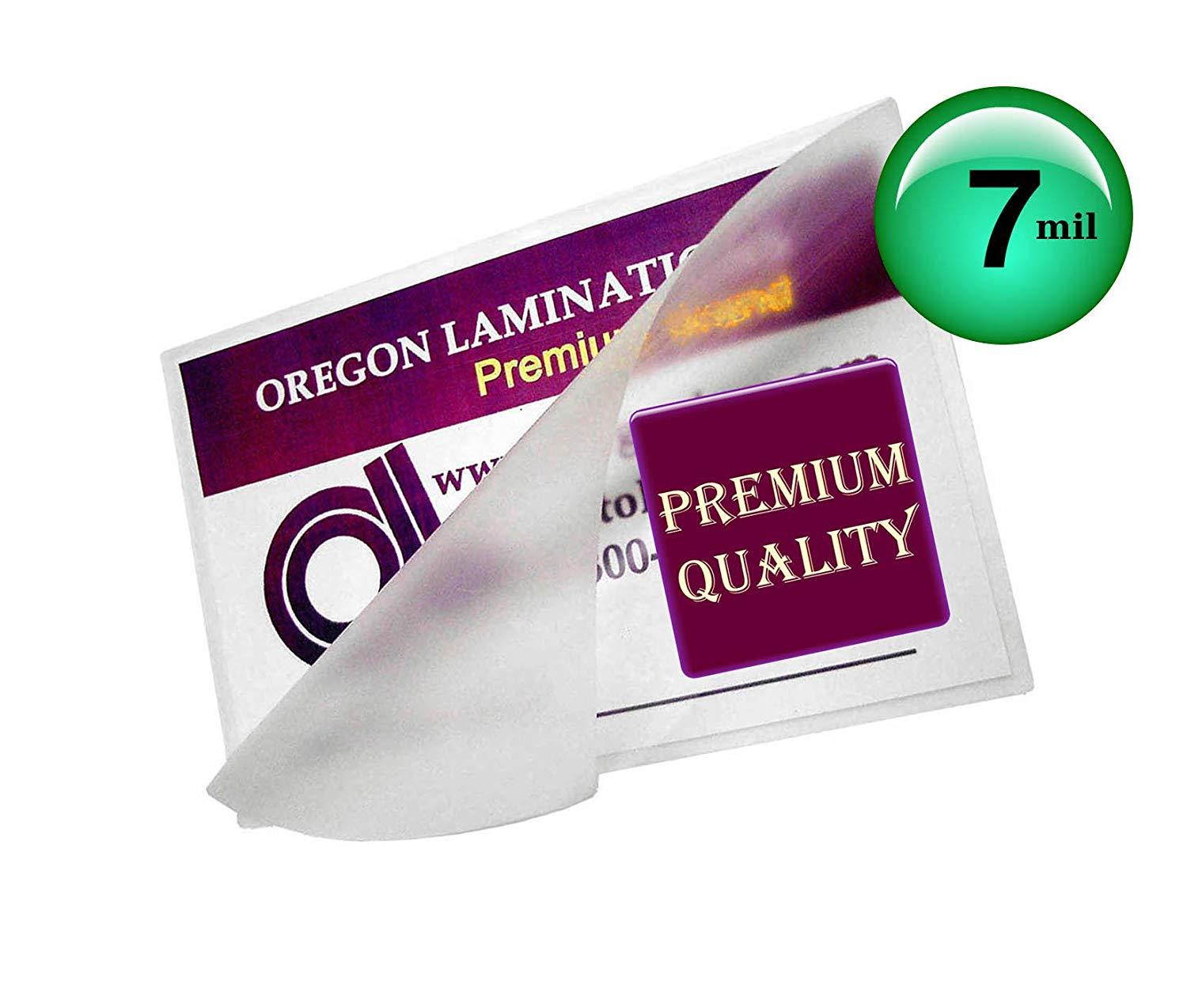 7 Mil School Card Laminating Pouches 2-1/2 x 3-5/8 Hot Laminator Sleeves qty 100