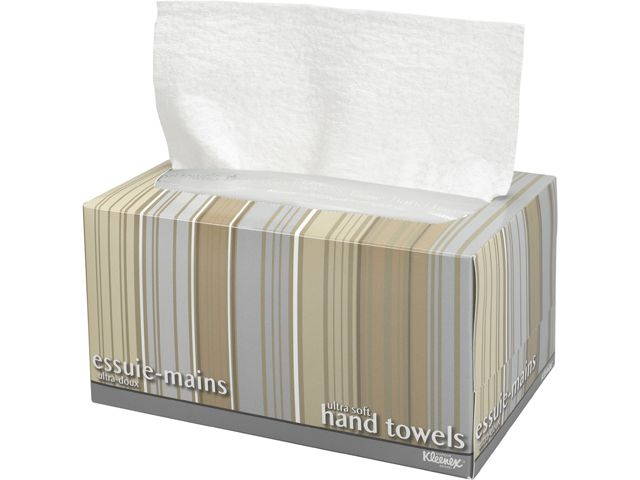 Kleenex Hand Towels (11268), Ultra Soft and Absorbent, Pop-Up Box, 70 Paper Hand Towels / Box