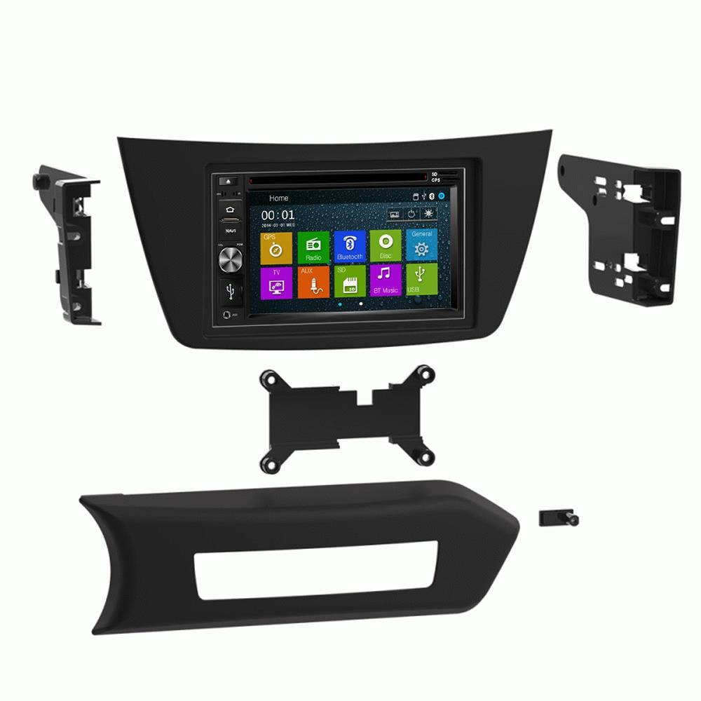 Otto Navi In Dash Navigation System DVD GPS Navigation Multimedia Radio and Dash Kit for Mercedes-Benz C-Class 2012-2015