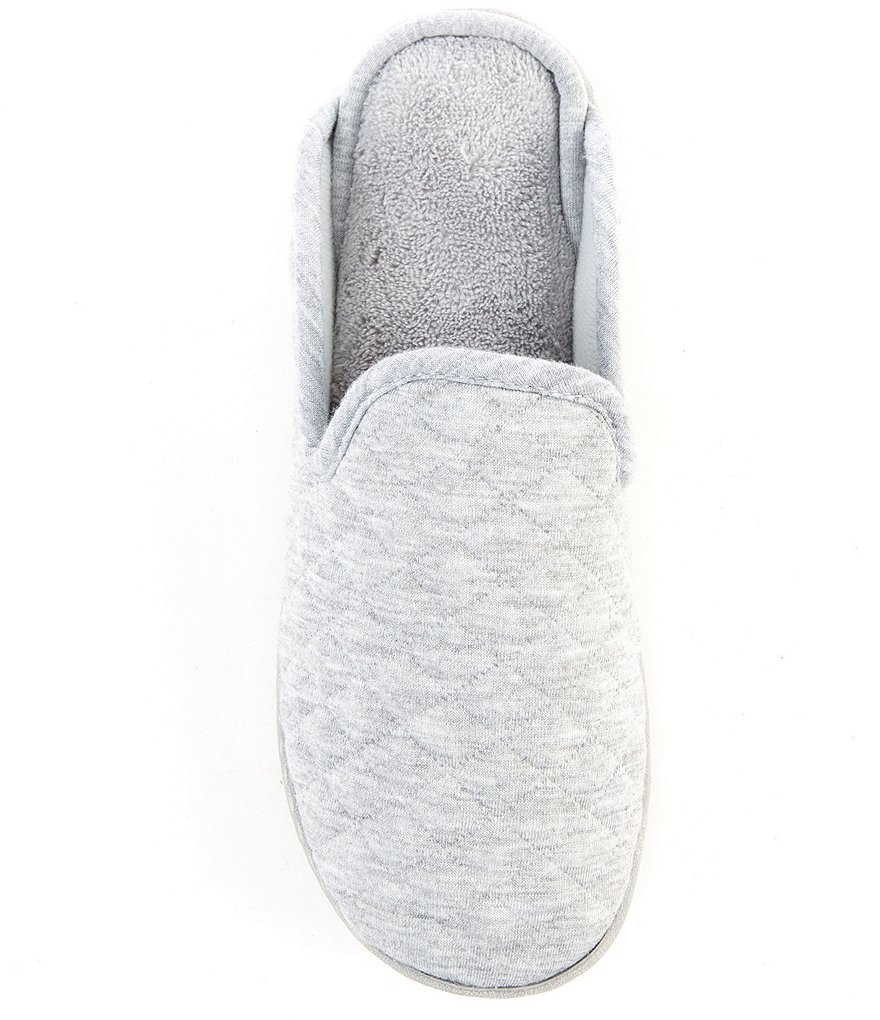 Cabernet Quilted Jersey Slippers