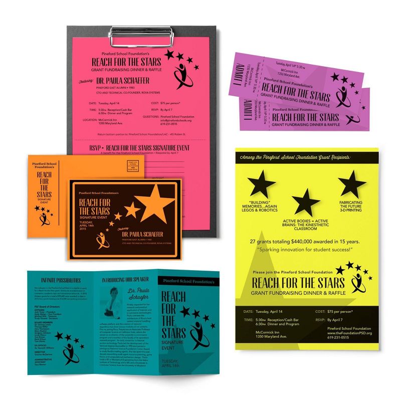 50 Sheets Cardstock 8.5"x11" Tropical - Astrobrights