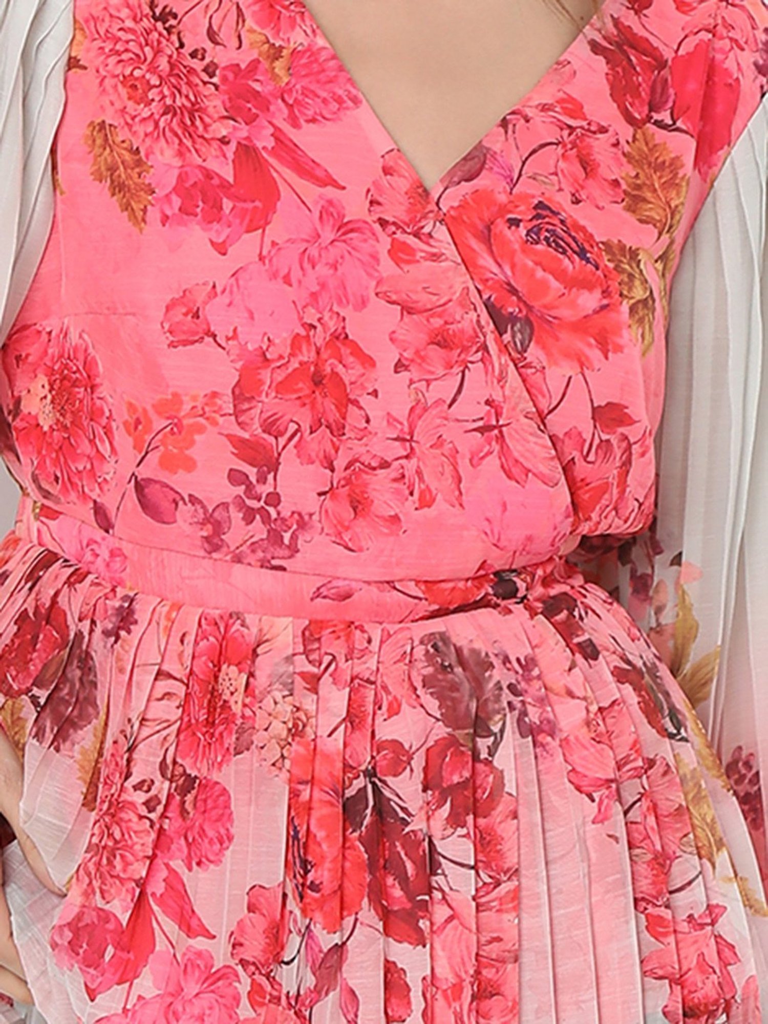 Vero Moda Pink Floral Print Top