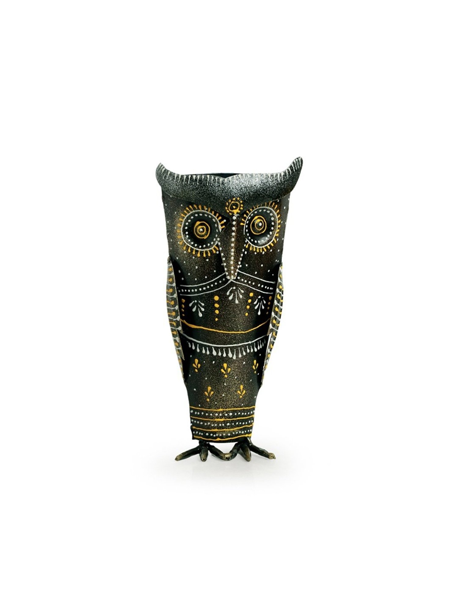 ExclusiveLane Motif Multicolor Iron The Wise Old Owl Showpiece