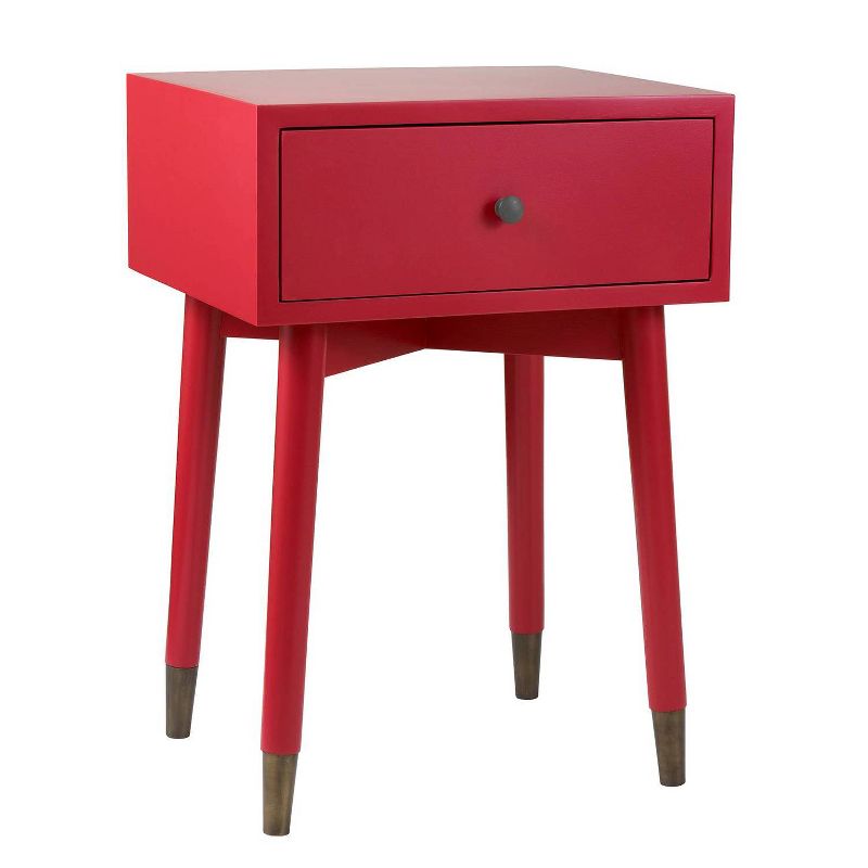 Weeks Acacia Accent Table Red - East At Main