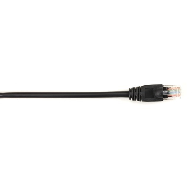 Black Box 1ft RJ-45 M/M Cat5e Stranded Snagless Patch Cable Black 25-Pack