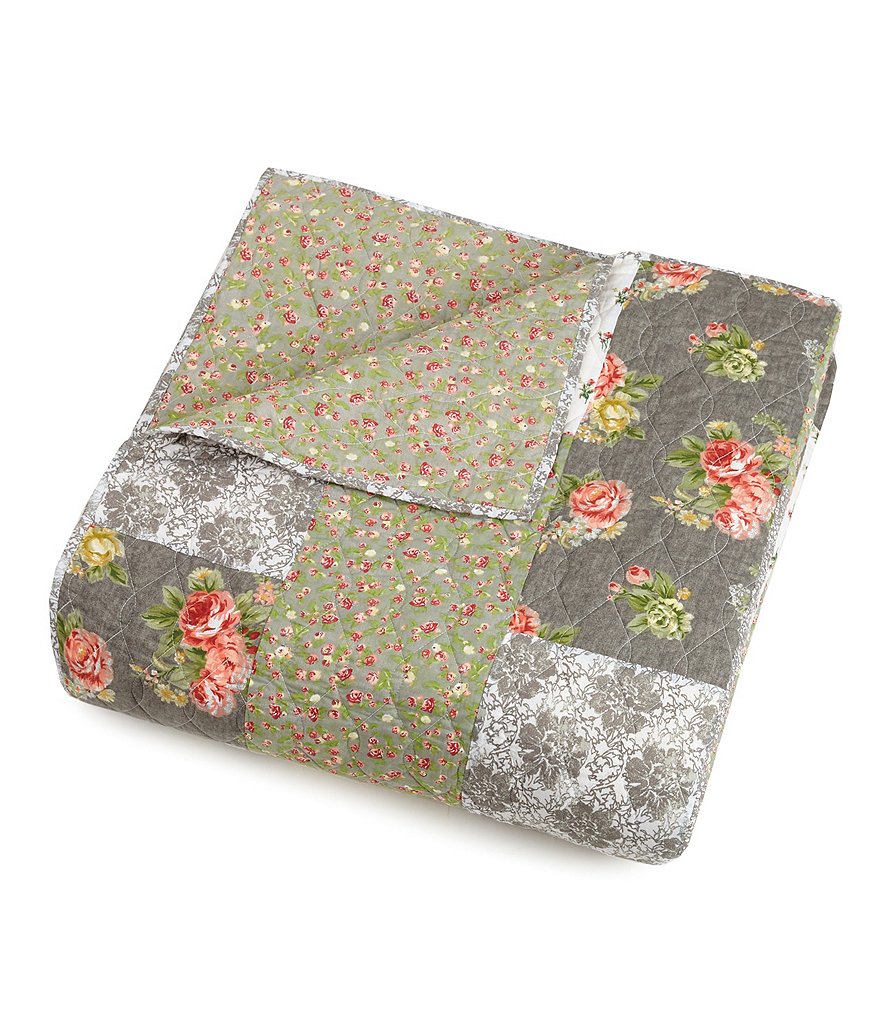 Jessica Simpson Floribunda Patchwork Quilt