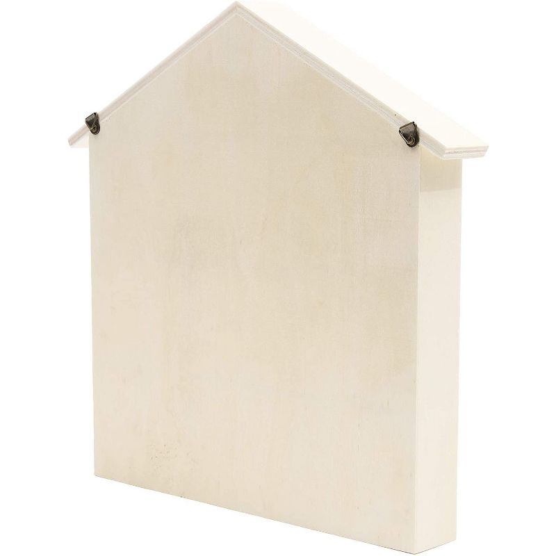 Bright Creations 2 Pack Unfinished Wood Key Cabinet (10 x 1.4 x 10.25 In)