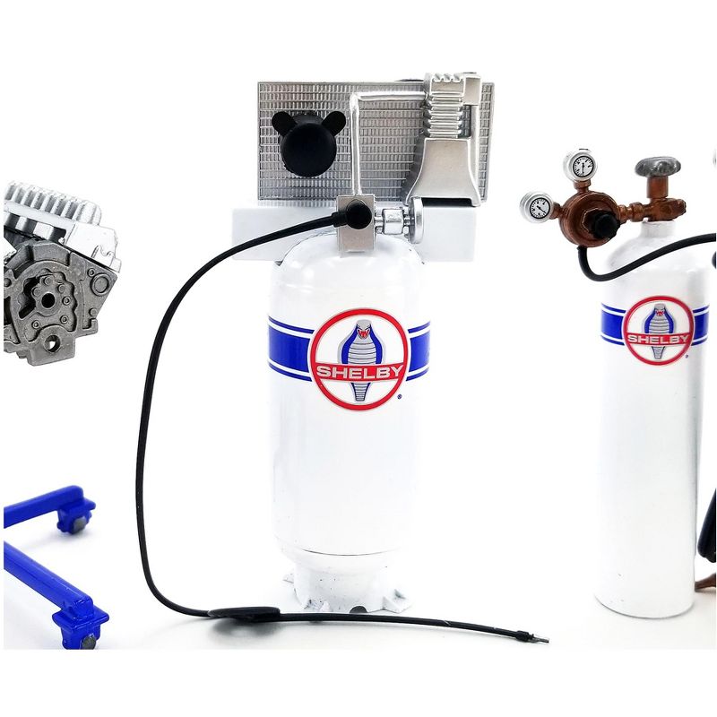 Garage Shop Tools #1 "Shelby Automotive" Set of 6 pieces 1/18 Diecast Replica by GMP