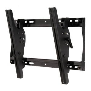 Peerless SmartMount Universal Tilt Wall Mount ST640P - Mounting kit ( bracket, tilt wall plate, security fasteners ) for LCD display - black - screen size: 32" - 50" - mounting interface: 400 x 400 mm