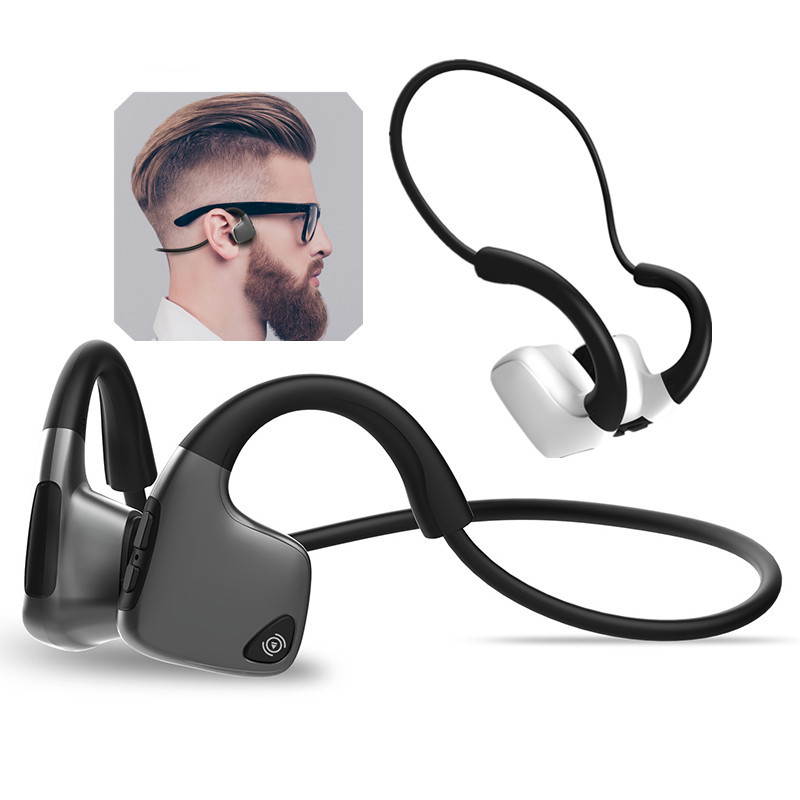 ASKMEER R9 Bluetooth 5.0 Headphones Bone Conduction Headset Wireless Sport Earphone With Mic Handsfree for iPhone Samsung Xiaomi