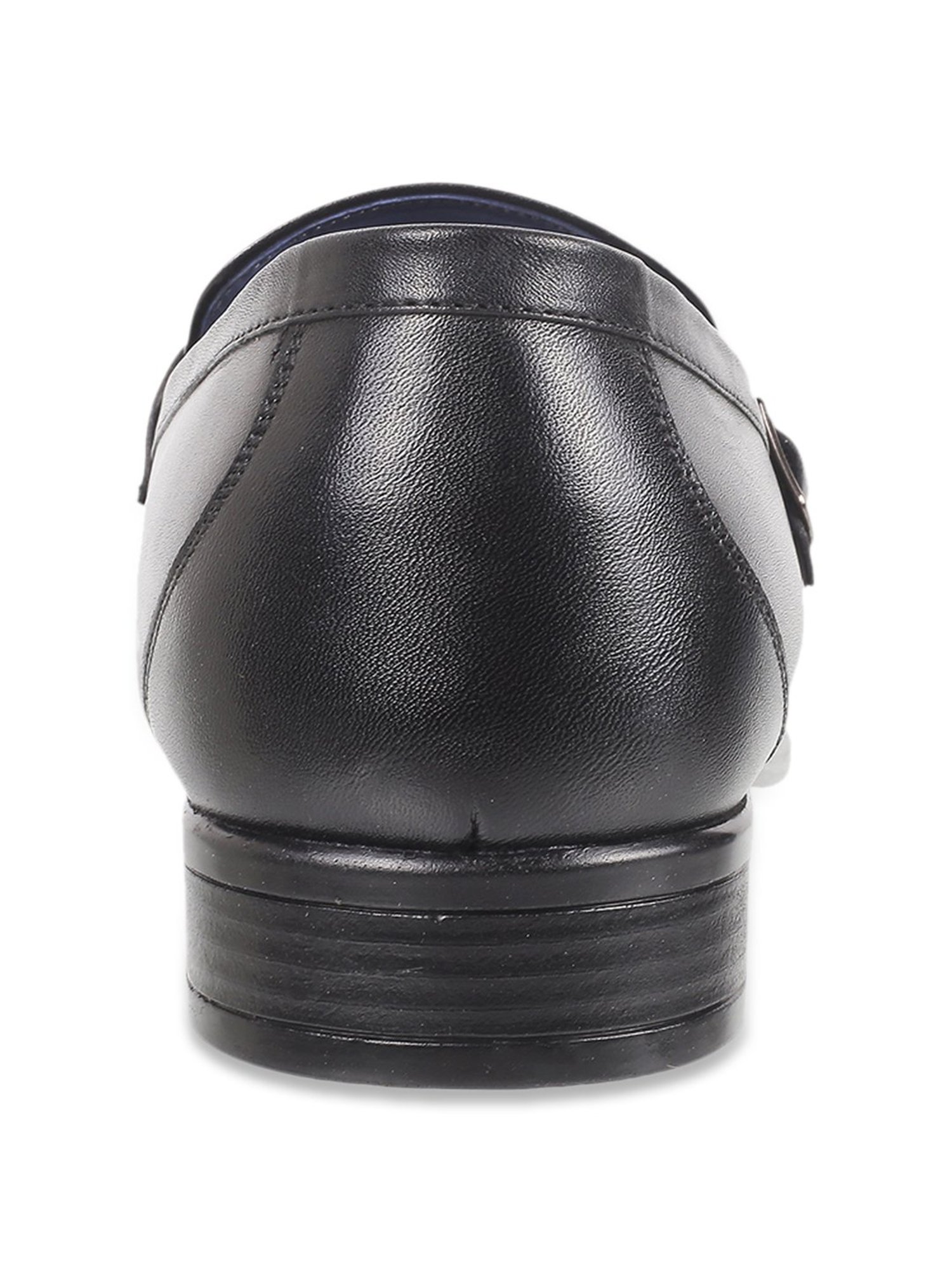 Metro Men's Black Monk Shoes