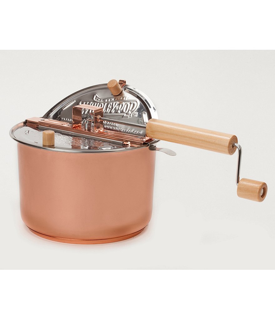 Wabash Valley Farms Copper Plated Stainless Steel Whirley Popcorn Popper