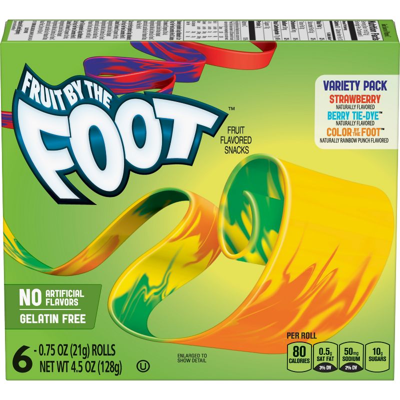 Fruit by the Foot Variety Pack Fruit Snacks - 6ct