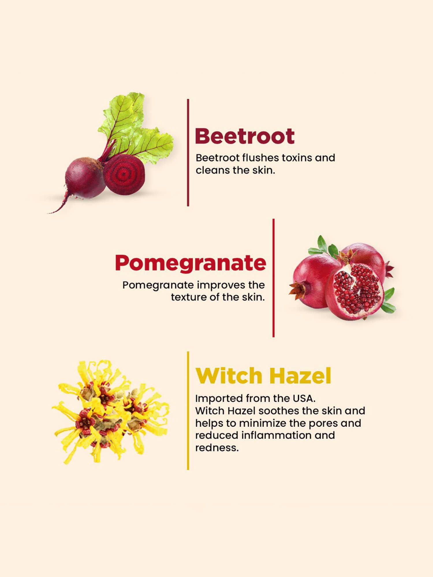 The Skin Story Beetroot & Pomegranate Sulfate Free Refreshing Foaming Face Wash - 100 ml