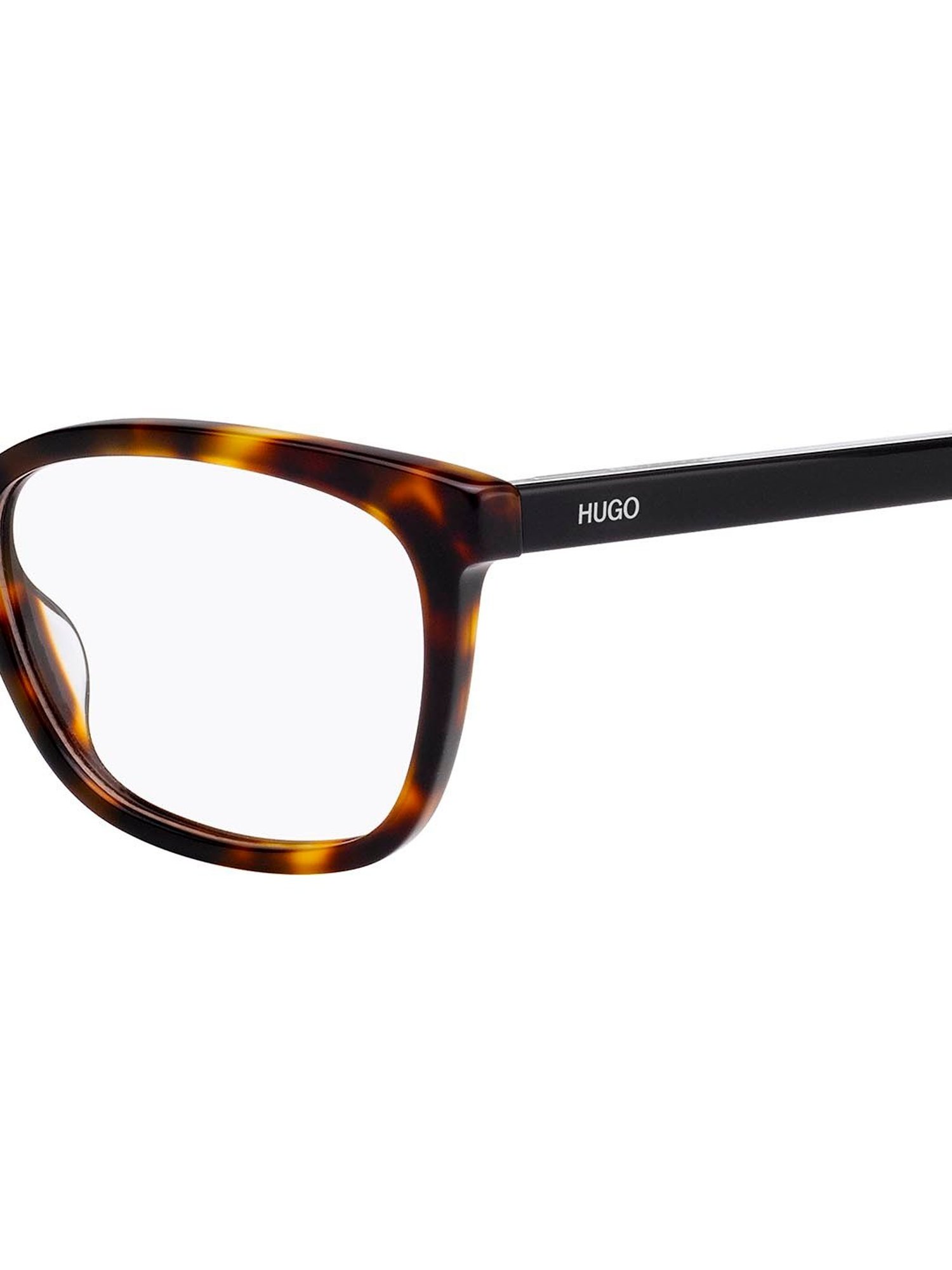 HUGO Brown Rectangular Eye Frames for Women