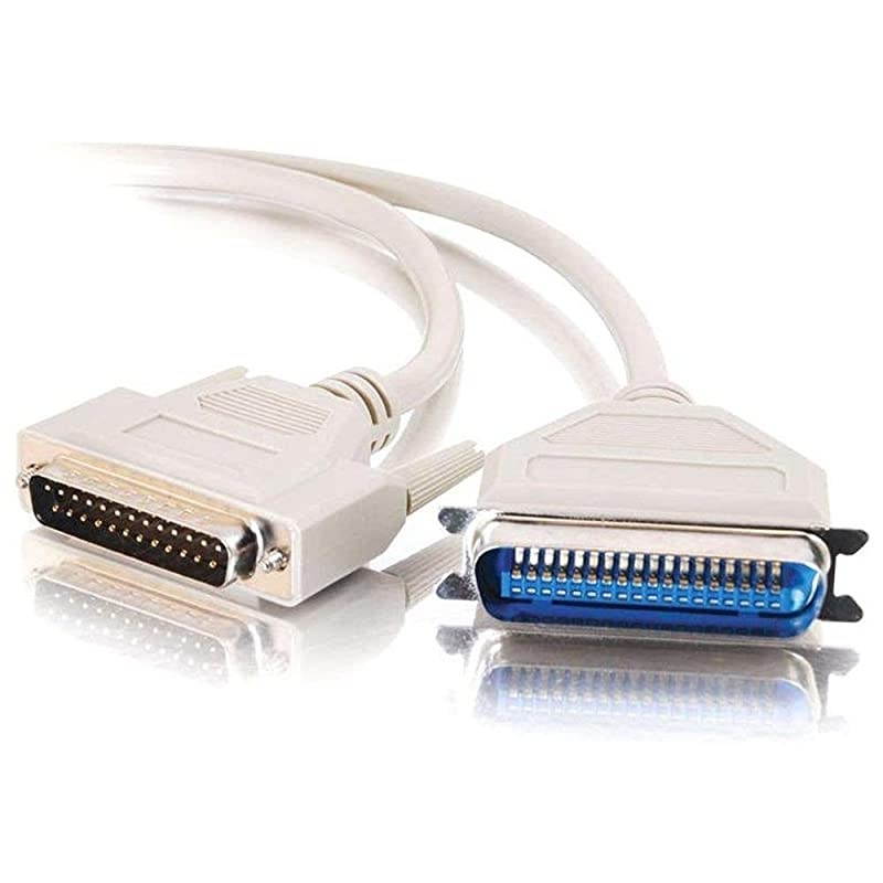 3Ft (3 Feet) DB25 Male to Centronics 36 Male Parallel Printer Cable