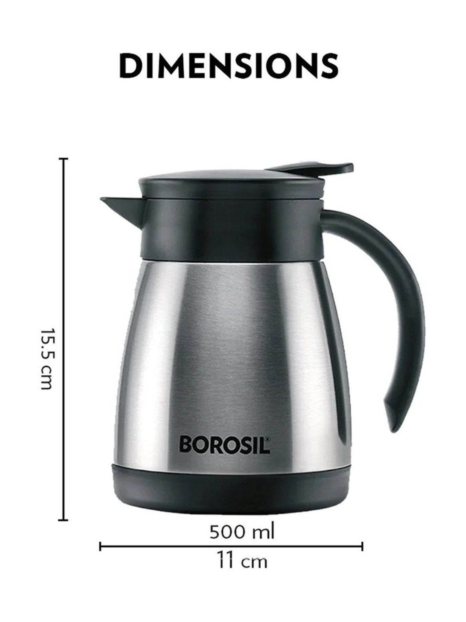 Pasabahce Transparent Victorian Caraffe Pitchers (1.18 L)