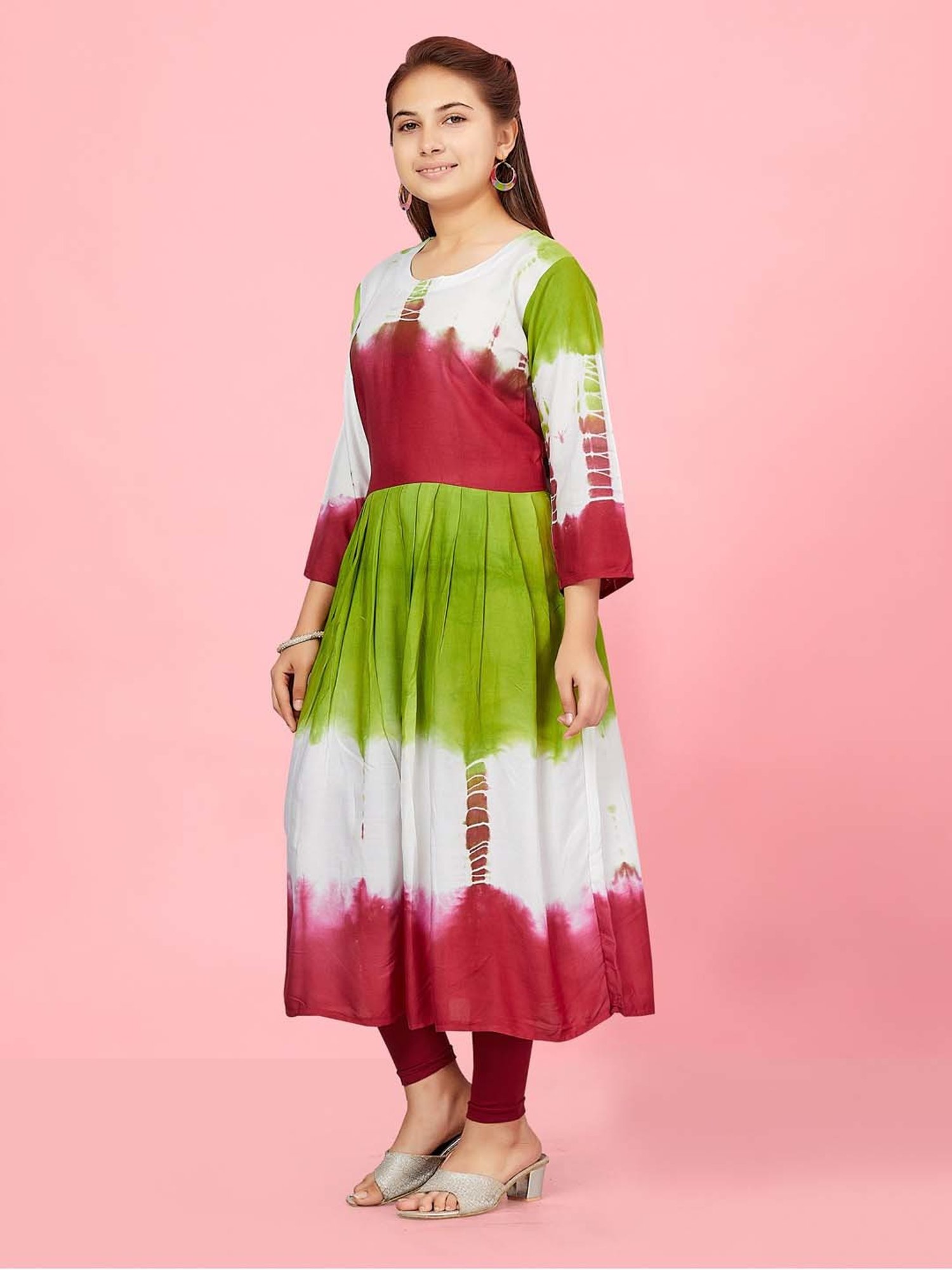 Aarika Kids Multicolor Cotton Printed Kurti