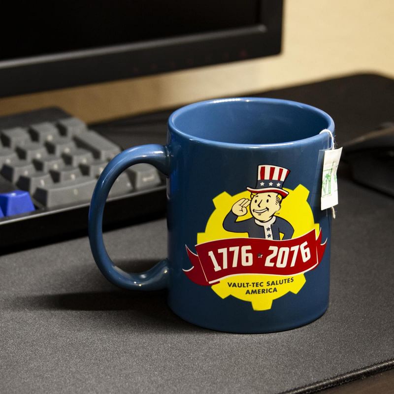 Just Funky Fallout Collectibles | Fallout 76 Tricentennial Ceramic Coffee Mug | 11 oz