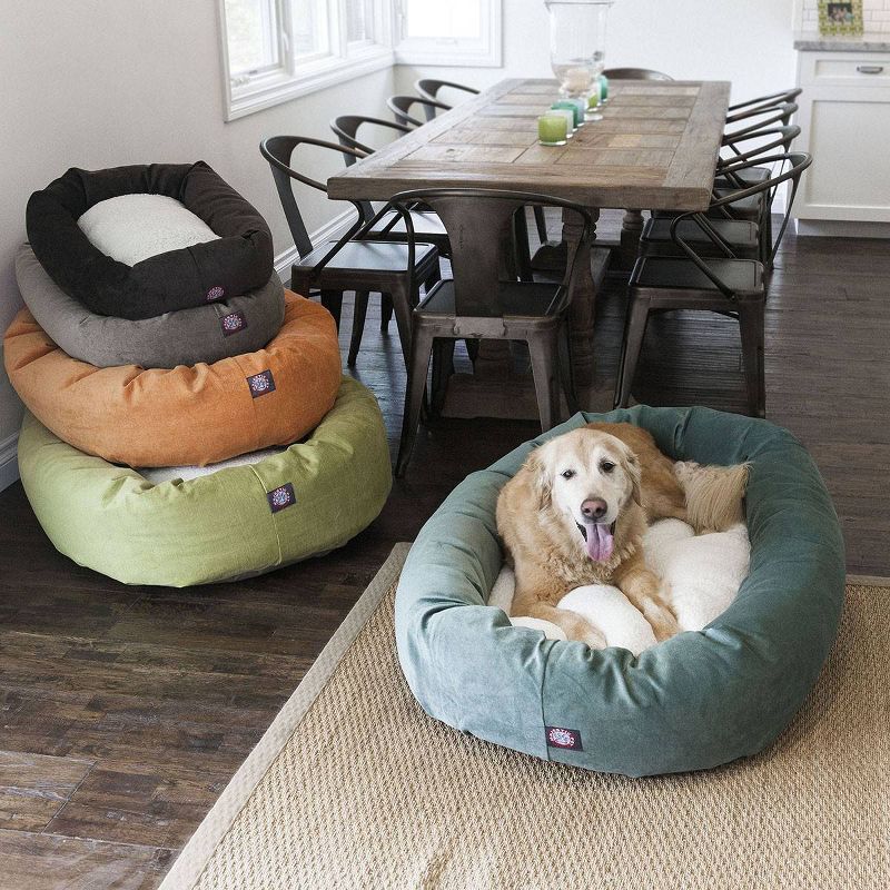 Majestic Pet Bagel Dog Bed - Underwater Jade