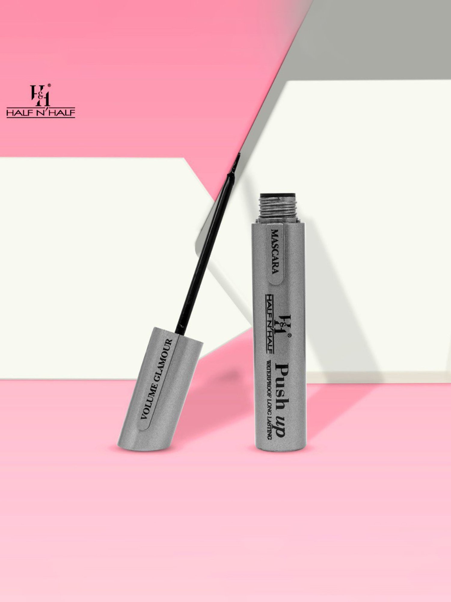 Half N Half Push up Waterproof & Long Lasting Eyeliner Black - 8 ml