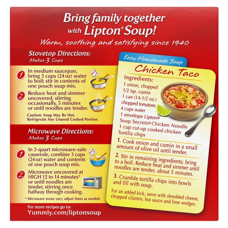 Lipton Soup Secrets Soup Mix Chicken Noodle 4.2oz