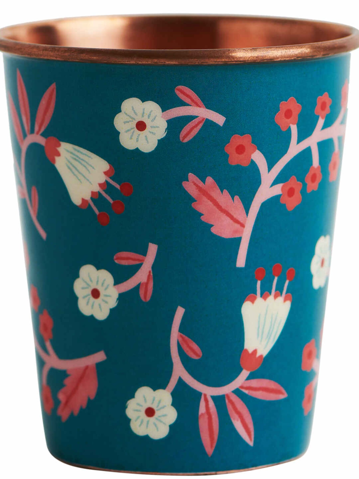 Chumbak New Design - 4 Floral Blue Tumbler (300 ML)