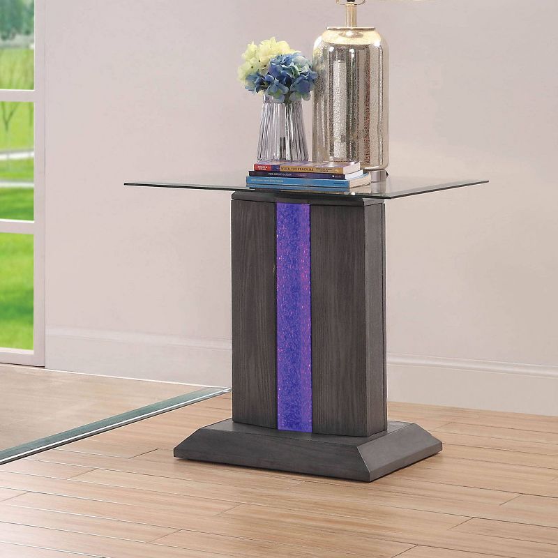 2pc Danziger Coffee Table Set Gray - miBasics