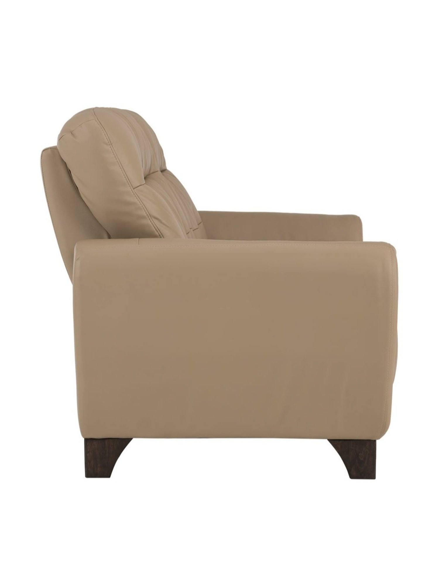 Durian Berry Black Premium Leatherette 2 Seater Sofa