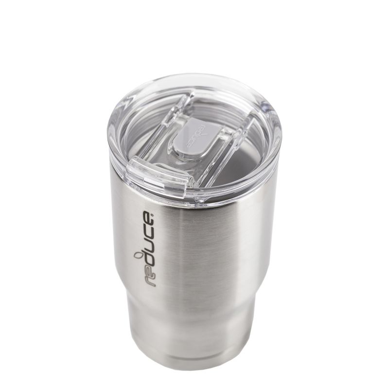 Reduce 14oz Stainless Steel Tumbler With Lid And Straw Silver