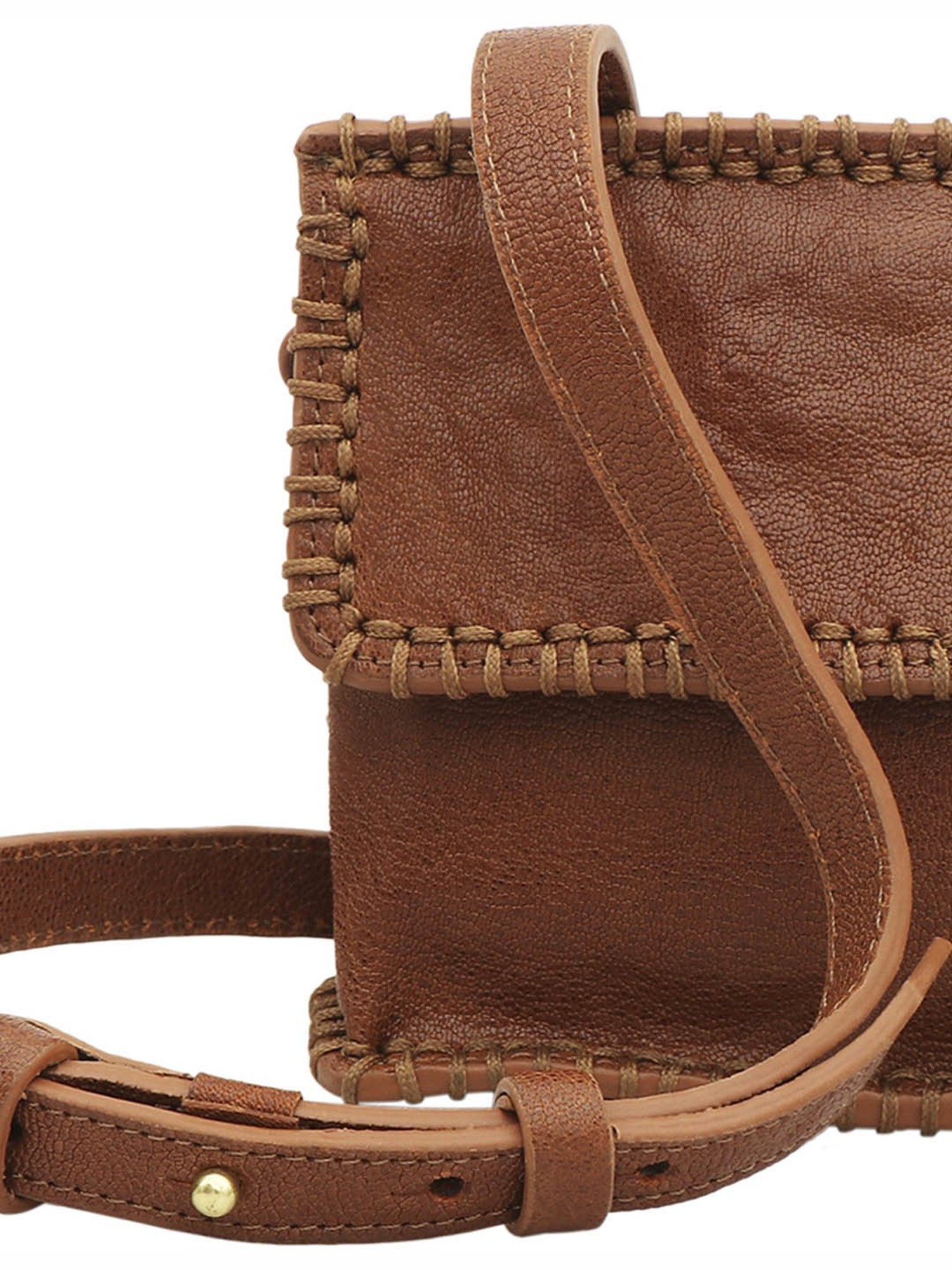 Hidesign SAHARA Tan Textured Medium Sling Handbag