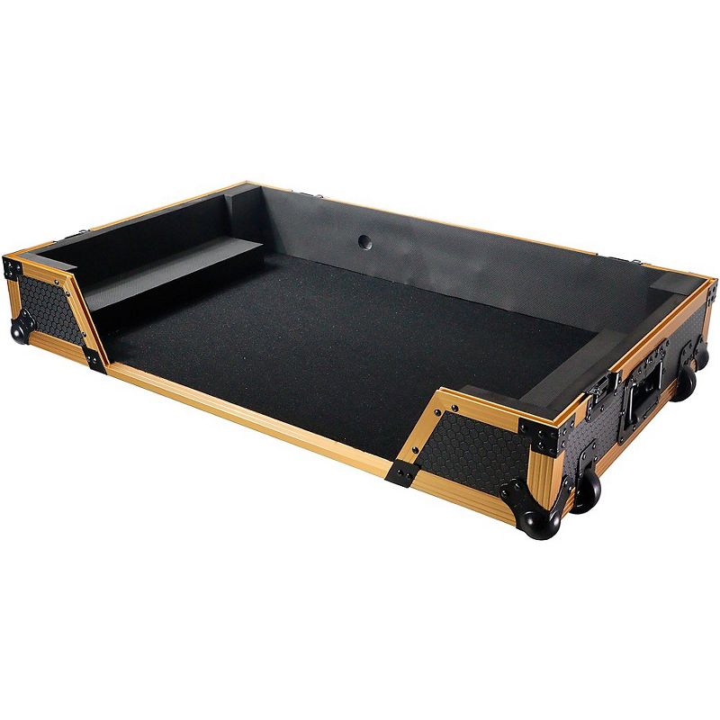 ProX ProX Case fits DDJ-1000, DDJ-SX, FLX6 and MC7000 with Gold Aluminum Frame