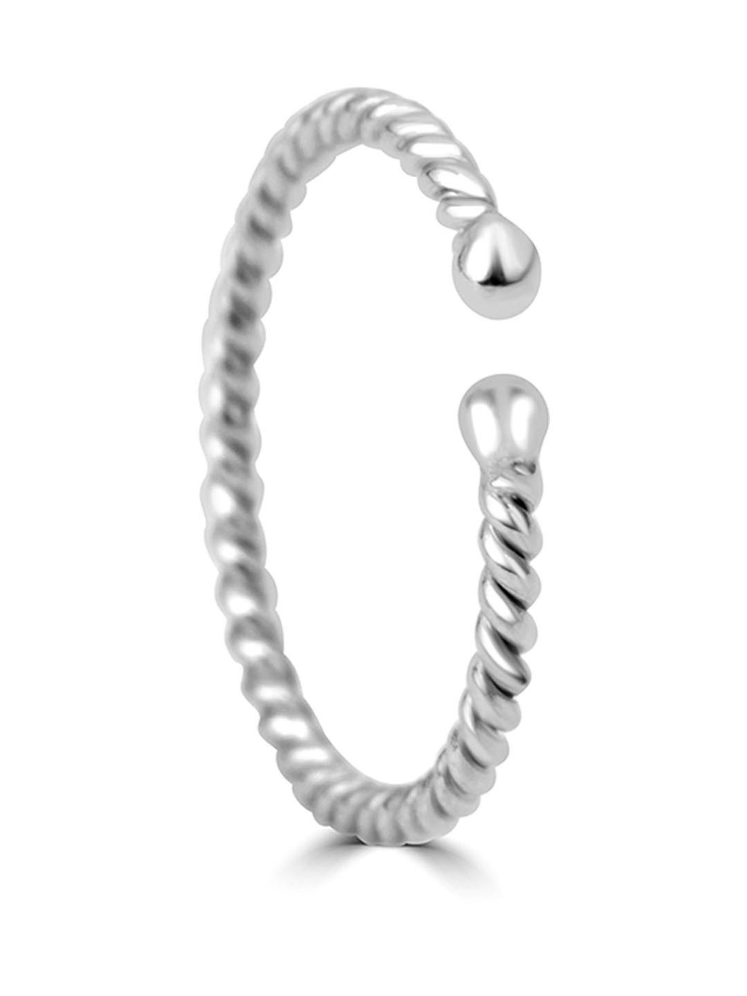 March by FableStreet 92.5 Sterling Silver Classic Nose Ring