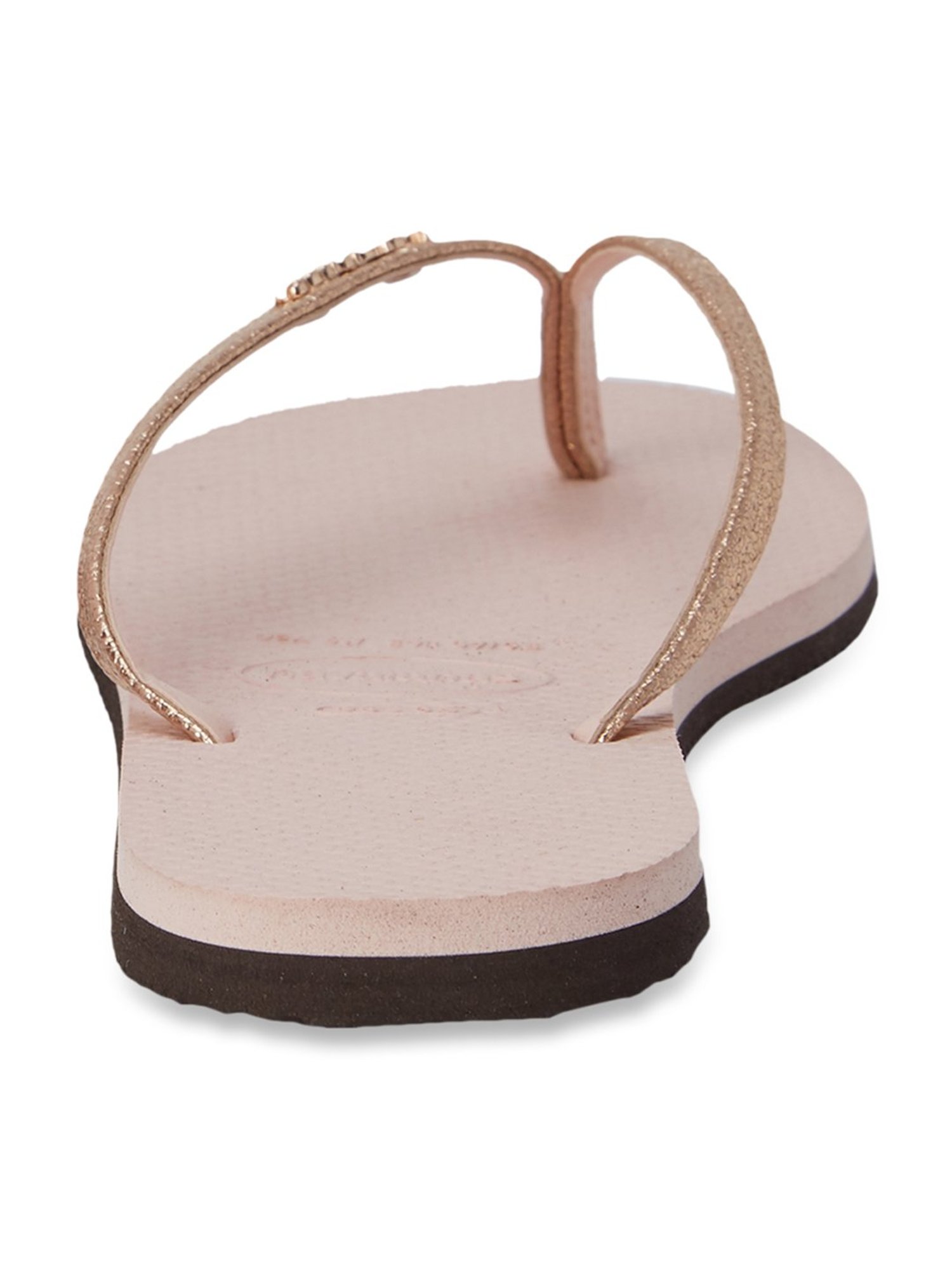 Havaianas You Shine Rose Gold Flip Flops