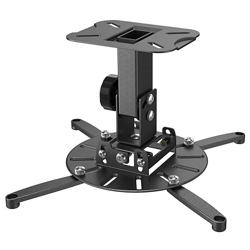 Universal Wall Projector Mount Hanger with 360degree Rotatable Head Easy to Assemble
